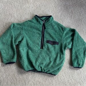 Anine Bing half zip Green Fleece size small. 
Gently worn.